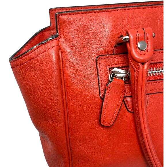 Coach Madison Red Leather Satchel with Tassel – Style 19891 – Retail  $358 - Picture 11 of 13